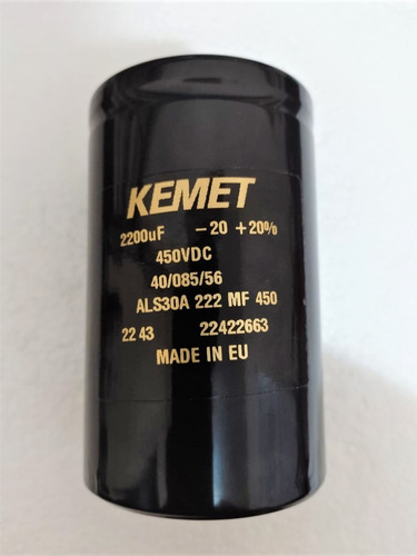 Capacitor Electrolítico 2200uf 450v