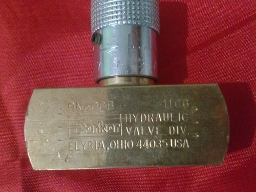 Válvula Reguladora De Caudal De 2000psi 9n600b Marca Parker