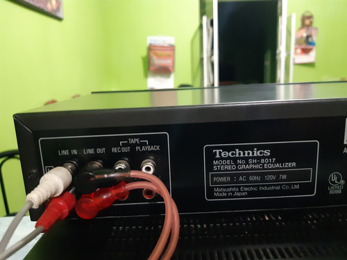 Excelente Ecualizador Technics. (Usado)