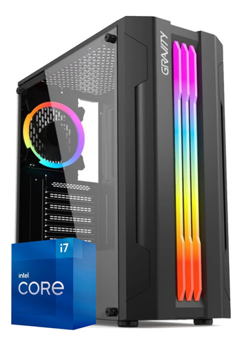 Torre Pc Gamer Intel I7-10700f 16gb 480ssd Radeon Rx550 4gb