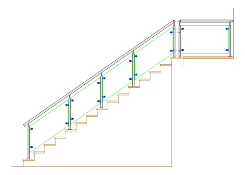 Barandas En Acero Inoxidable Y Vidrio Templado 10mm 