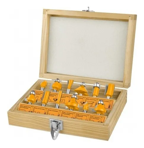 Kit 12 Fresas 12mm Ingco Akrt1221 - Smf