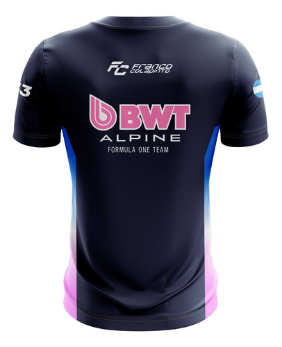 Remera Franco Colapinto Alpine Team 2025 Logo Mercado Libre