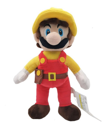 Super Mario Maker Pelúcia Boneco Original Nintendo 28cm