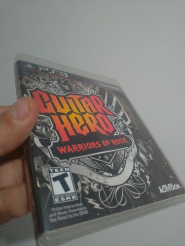 Jogo Ps3 Guitar Hero Warriors Of Rock - Semi-novo Completo (Usado)