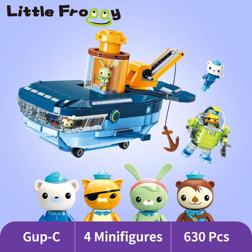 Little Froggy Building Block Toys The Octonauts Gup-c De Con