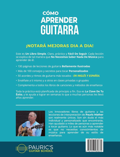Book: How To Learn Guitar, Pauric Mather, In Spanish