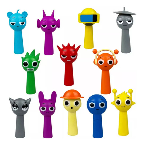 Z Sprunki Plush Juego Peluche Muñeca 12pcs