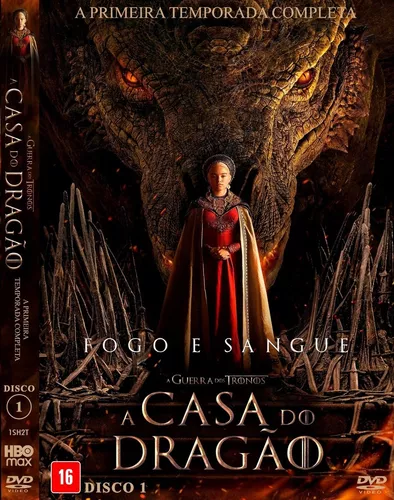 DVD A Casa do Dragão - House of the Dragon 1ª Temporada Completa