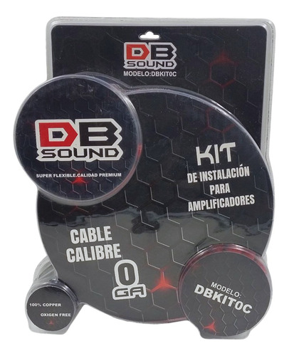 Kit De Instalación Db Sound 100% Cobre Calibre 0