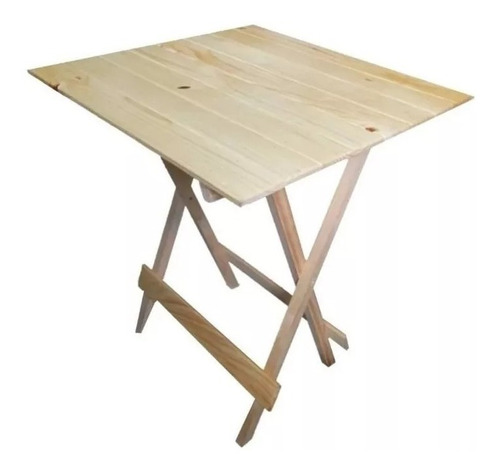 Mesa Rectangular Plegable De Madera 