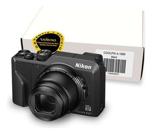 Nikon Coolpix A1000 Negro Factory Refurbished  (Reacondicionado)