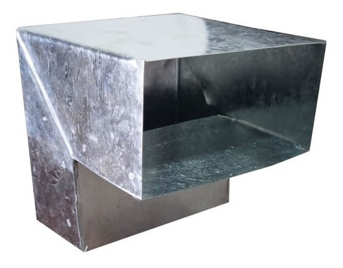 Codo 90° Caño 05x10 Cm Desagüe Zingueria Chapa Galvanizada