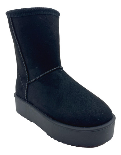 Bota De Agua Mujer Negro Zb043