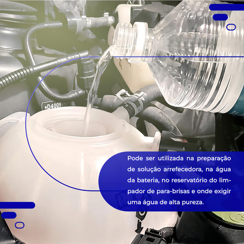 Água Desmineralizada + Aditivo Radiador Concentrado Ht-a
