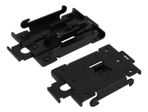 Comprar Hebilla Riel Guia Din Metal Color Negro Pieza Resorte