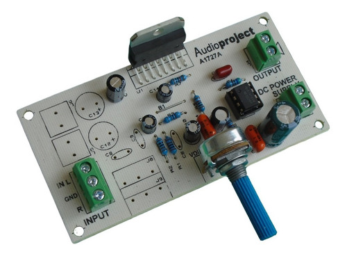 Imagen 1 de 7 de Modulo Amplificador Subwoofer 38 W C/filtro - Audioproject