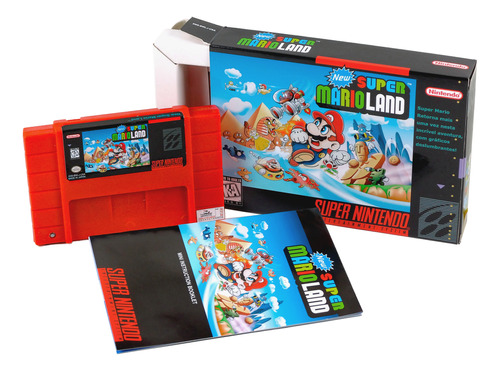 New Super Mario Land Super Nintendo Snes Completo