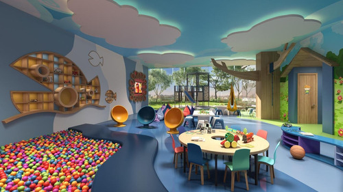 Imagen 9 de 14 de Departamento En Bosque Real Blue Preventa Precio Especial