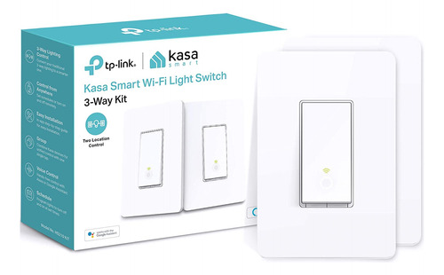 Interruptor De Luz Kasa Smart Wi-fi, Kit De 3 Vías Por Tp-li