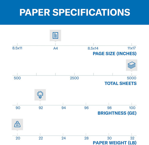 Hammermill A4, Copy Paper Of 20 Lb (210 Mm X 297 1)