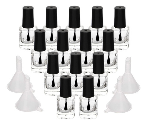 Yebeauty 20 Botellas Vacías De Esmalte De Uñas, 0.2 Fl Oz.