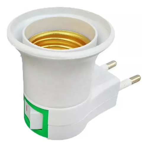 Soquete Para Ampolletas E27 Con Enchufe E Interruptor X L