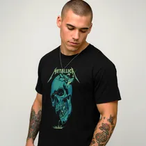 Comprar Remera Estampada Unisex Metallica Algodón Serigrafía Digital