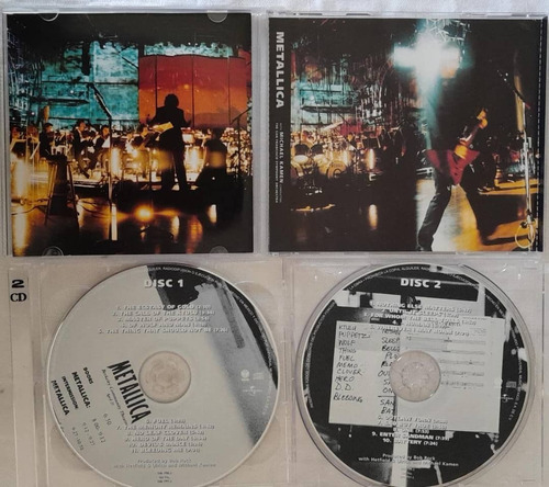 Metallica. S & M. Cd Original Usado. Qqp. Ag. (Usado)
