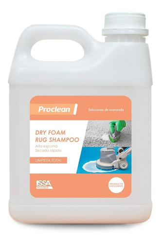 Dry Foam Rug Shampoo Alta Espuma Lavado De Alfombra 1 L