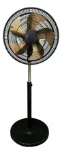 Ventilador De Pedestal Turbo 16 Premium 3 Velocidades Tk 40.64 Cm 50 Hz/60 Hz Negro Dorado Metal 5