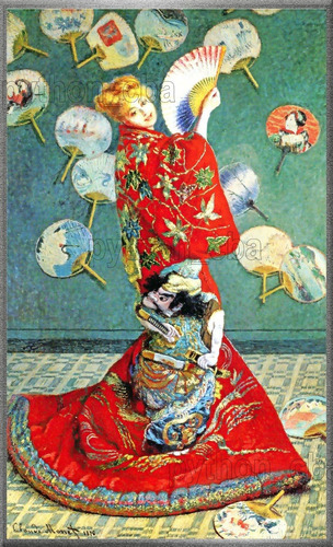 Cuadro Camille Monet Con Traje Japonés - Claude Monet - 1876