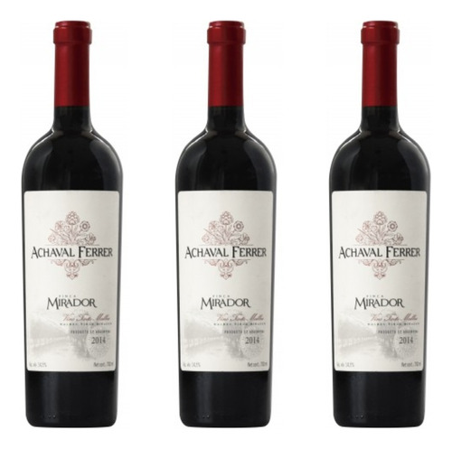 Vino Achaval Ferrer Mirador 2015 X3 - Oferta Celler