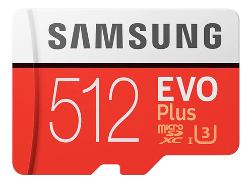 Samsung Micro Sdxc Evo Plus C10 U3 4k 100mb/s 512gb Original