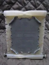 Comprar Retro Virales: Placa Marmol Placa Metalica Pergamino Ayt