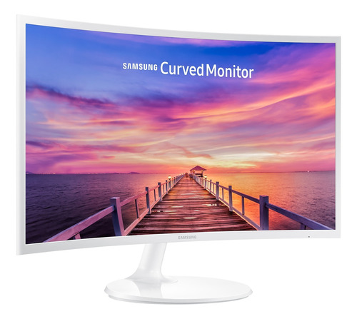 Monitor Samsung Curvo 27'  Full Hd Ips 60hz Hdmi White