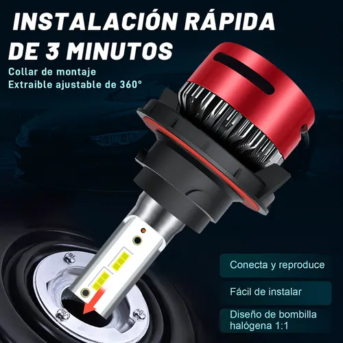 Yan Kit Luces Csp Led H4 H11 Luz Alta/baja/niebla For Nissan