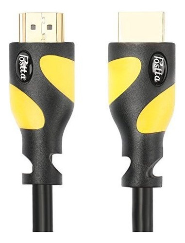 Cable Hdmi  (30 Pies De Color Amarillo) Soporte Ultra