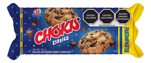 5 Pzs Gamesa Galletas Chokis 142gr