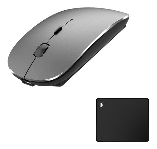 Mouse Dual Recargable Inalambrico Optico Usb Bluetooth Y Pad