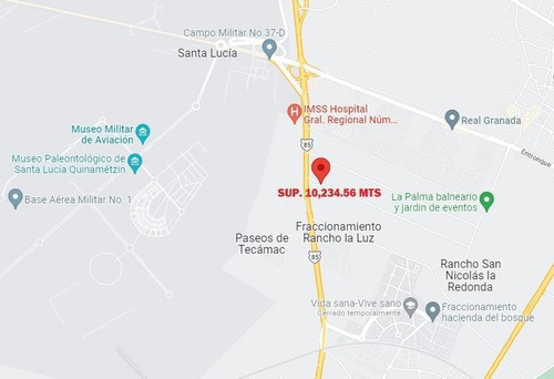 Terreno Sierra Hermosa, Tecámac Sup. 10,234.56 Mts