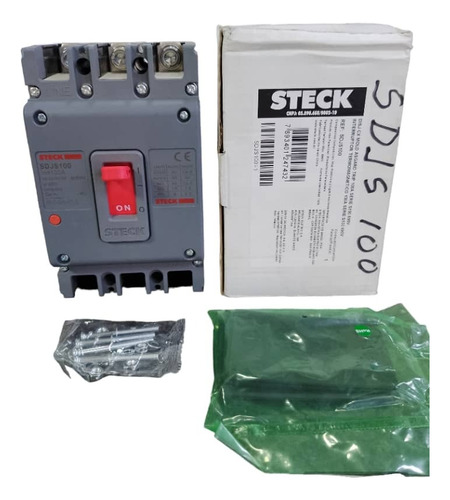 Breaker Trifasico 3x100 Amp Interruptor Caja Moldeada Steck