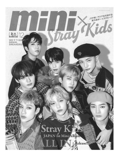 Poster Papel Fotografico Stray Kids Japon Bn Cuarto 80x120