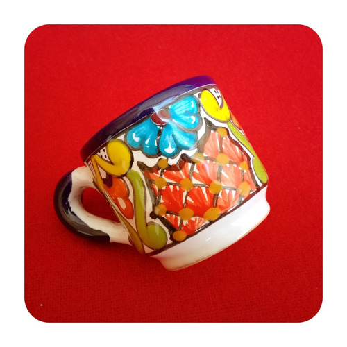 Imagen 3 de 4 de 50 Velas De Talavera Poblana Tarrito 6 Cm Mejor Precio Vls