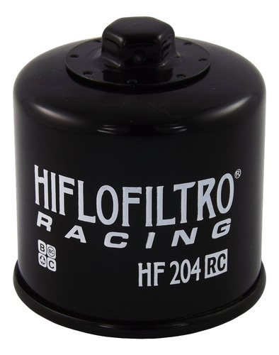 Hiflofiltro Hf204 - Filtro Negro De Aceite De Alta Calidad