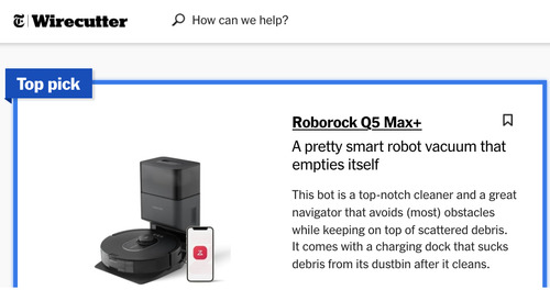 Roborock Q5 Max+ El Mejor Robot Aspiradora - New York Times