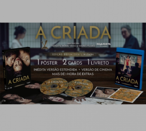 A Criada Blu Ray - Park Chan-wook - Lacrado - Versátil