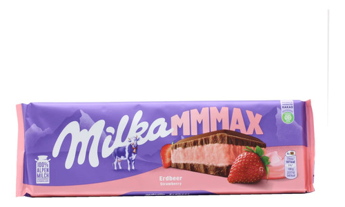 Chocolate Milka Mmmax Fresa Erdbeer Strawberry 300g