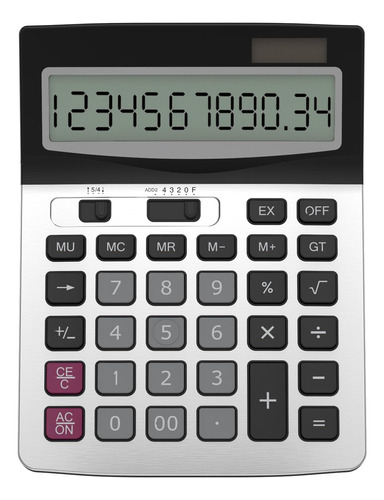 Calculadora De Escritorio Helect H1006 Estandar Silver