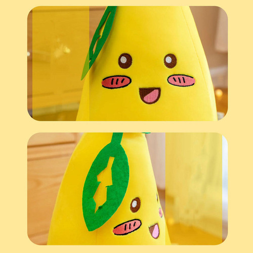 Para Almohada De Felpa De Plátano, Animal Relleno De 50cm